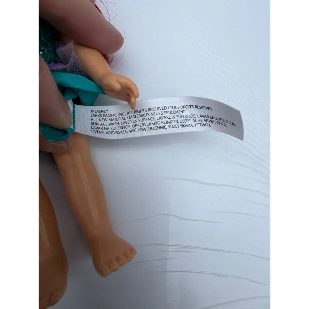 Disney Little Mermaid Doll Lot 4 Ariel Ursula Petite Mermaid Toddler Dolls